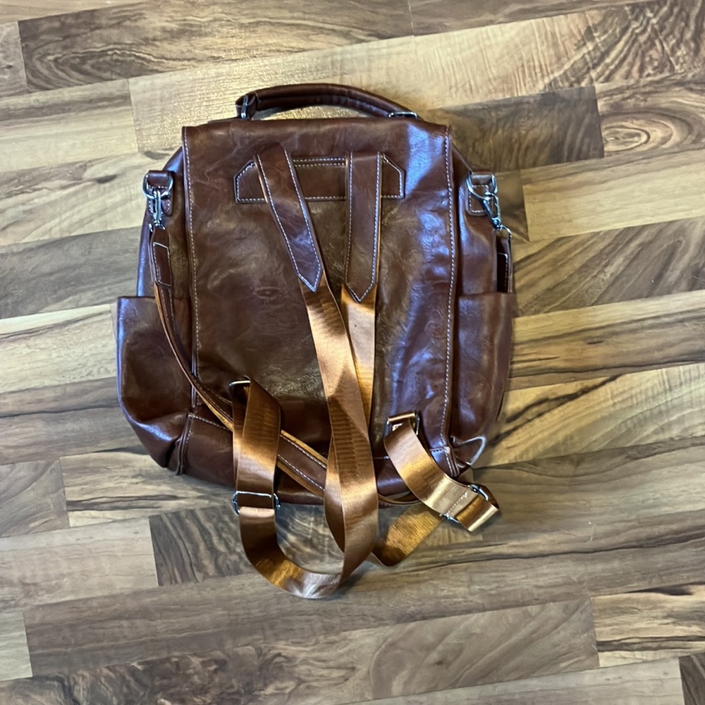 Brown Backpack Bag - Picture 3 of 6